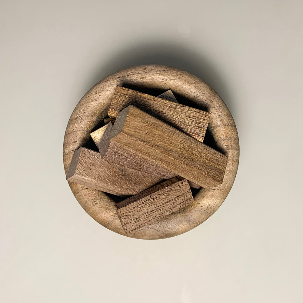 Black Walnut Cup Diffuser | Stylish Home Decor | Waterless Natural Essential Oil Diffusing